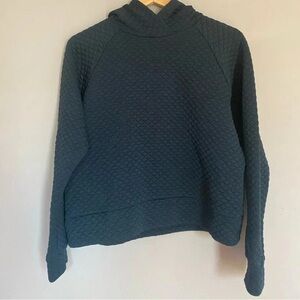 New Balance Navy Blue Quilted Pullover Hoodie Size Medium